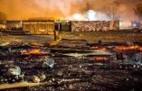 Une rixe entre clandestins provoque un immense incendie dans le camp de Grande-Synthe