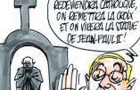 Ignace – La justice fait retirer la croix au-dessus d’une statue de Jean-Paul II