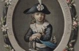 Ce 26 octobre 2017 à la Chapelle expiatoire – Conférence d’Hélène Becquet : “Louis XVII, l’enfant-roi “