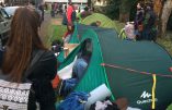 Installation d’un camp de migrants dans l’université de lettres de Clermont-Ferrand