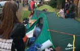 Installation d’un camp de migrants dans l’université de lettres de Clermont-Ferrand