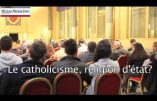 Michel Houellebecq envisage que le catholicisme redevienne religion d’Etat, un point essentiel du programme de Civitas…