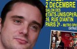 2 décembre 2017 à Paris – Conférence d’Adrien Abauzit