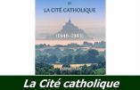 18 décembre 2017 à l’Institut Universitaire Saint Pie X – « La Cité catholique de Jean Ousset, une œuvre contre-révolutionnaire »