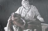 Le Christ remplacé par un demandeur d’asile sur une Pieta de Michel-Ange