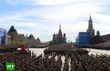 Impressionnante parade militaire sur la place Rouge à Moscou à l’occasion de la célébration de la victoire de 1945