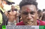 Des immigrés illégaux attaquent les policiers espagnols à l’acide