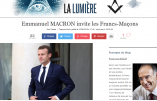 Ce mercredi, Macron reçoit la franc-maçonnerie à l’Elysée