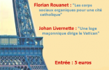 6 octobre 2018 à Paris – Conférences de Johan Livernette et Florian Rouanet