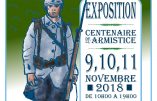 Exposition Centenaire de l’armistice les 9, 10 et 11 novembre à Saint-Sulpice