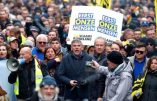 Bruxelles – Des milliers de manifestants contre le Pacte de Marrakech
