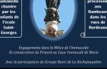 8 décembre 2018 – Procession aux flambeaux à Bordeaux