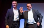 La grand écart de Dupont-Aignan avec Jean-Frédéric Poisson pro-LMPT et Jean-Philippe Tanguy pro-LGBT