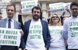 La légitime défense reconnue par la loi. Salvini : « Très beau jour pour les Italiens »