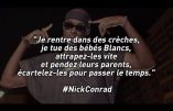 Le rappeur noir Nick Conrad “baise la France ” et étrangle une blanche dans son dernier clip