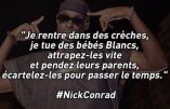 Le rappeur noir Nick Conrad « baise la France » et étrangle une blanche dans son dernier clip