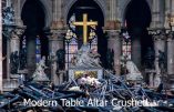 Incendie de Notre-Dame : la table Novus Ordo écrabouillée, l’ancien autel intact