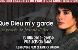 13 juin 2019 – Projection du film « Que Dieu m’y garde » au profit des Chrétiens d’Orient