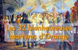 Bientôt la canonisation des 32 religieuses guillotinées à Orange en 1794 ?