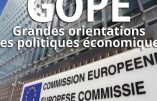 Les GOPÉ imposées par la Commission Européenne à la Belgique pour la période 2019-2020