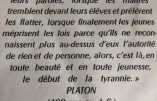 Le phénomène Greta Thumberg analysé par Platon, 400 av J.C.