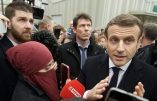 Macron et l’étrange musulmane voilée dévoilée