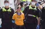 Melbourne – Des dizaines d’arrestations lors d’une manifestation contre la dictature sanitaire