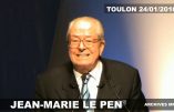 Quand Jean-Marie Le Pen désignait un fléau “bien plus grave que les épidémies”…