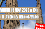 Nous voulons la Messe ! 15 novembre à 10h à Clermont-Ferrand : Messe en plein air !