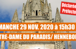 Dimanche 29 novembre 2020 à Hennebont – Nous voulons la Messe !