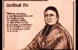 Portrait et citation du Cardinal Pie