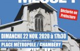 22 novembre 2020 à Chambéry – Nous voulons la Messe !