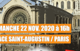 22 novembre 2020 à Paris – Nous voulons la Messe !