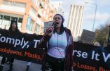 Manifestation contre le confinement et le masque à Bristol