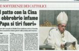 Mgr Viganò sur l’accord entre la Chine et le Vatican, nouveau signe d’apostasie
