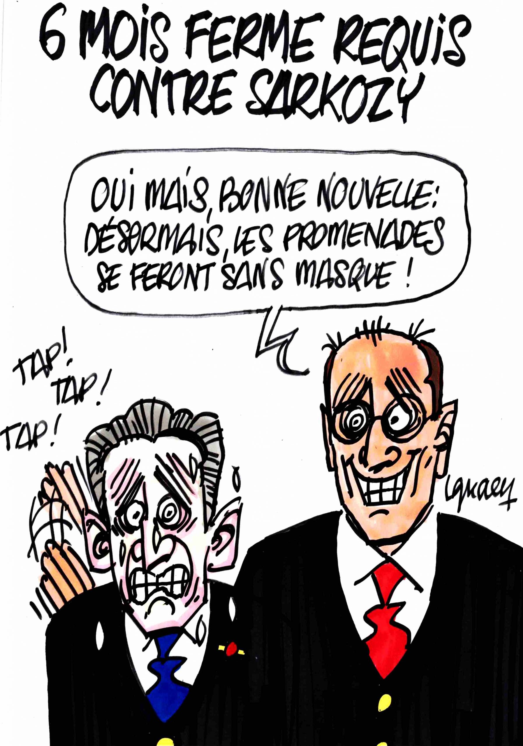 Ignace - Six mois ferme requis contre Sarkozy