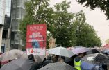 A Annecy, la foule sous la pluie pour crier non au passe sanitaire de Macron