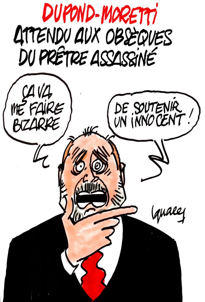 Ignace - Dupond-Moretti aux obsèques du prêtre assassiné
