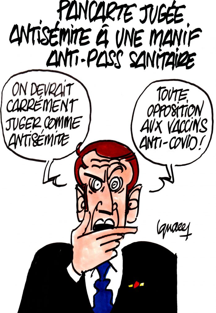 Ignace - "Pancarte antisémite" à la manif anti-pass