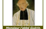 11 octobre 2021 à Paris – Conférence d’Anne Bernet sur l’abbé Guérin, curé de Pontmain