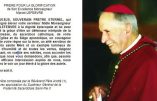 Il y a 47 ans déjà : la magnifique déclaration du 21 novembre 1974 de Mgr Marcel Lefebvre