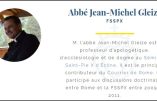 Comment les communautés Ecclesia Dei devront-elles réagir, dans les mois qui viennent ?, abbé Jean-Michel Gleize