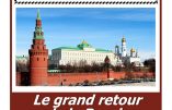 13 décembre 2021 à Paris – Conférence « Le grand retour de la Russie »