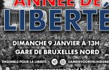 Les Belges se mobilisent ce dimanche 9 janvier 2022 pour la Liberté et la Vérité