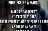 Pour écrire à Marc de Cacqueray