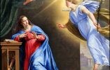 Vendredi 25 mars – L’Annonciation de la Bienheureuse Vierge Marie