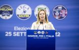 Italie – Victoire de Giorgia Meloni du parti identitaire FDI, probable prochain Premier ministre