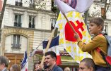 Manifestation à Paris en soutien à tous les suspendus avec présence de Civitas