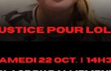 22 octobre 2022 à Angers – Rassemblement pour Lola