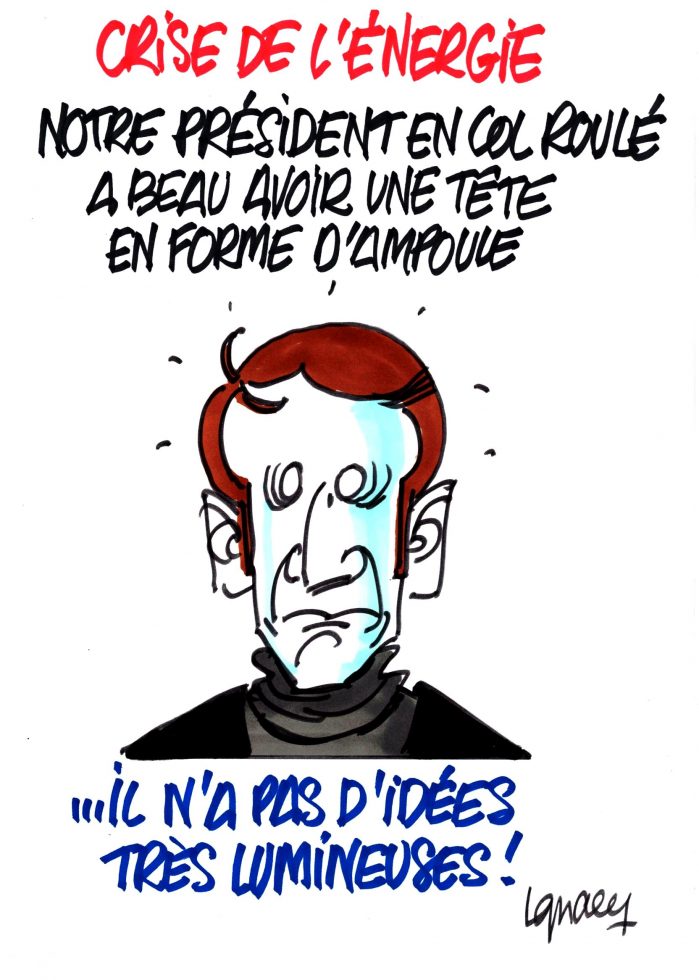 Ignace - Macron ampoulé, mais pas brillant !